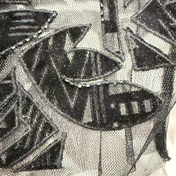 For Love And Lemons Black Sheer Crop Top - Vienna Crop Top - Picture 5 of 8